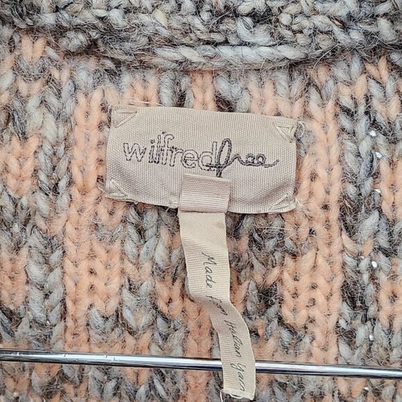 Vintage Wilfred Free Handknit Italian Wool Alpaca Cardigan Jacket Women's Size S - Picture 3 of 6